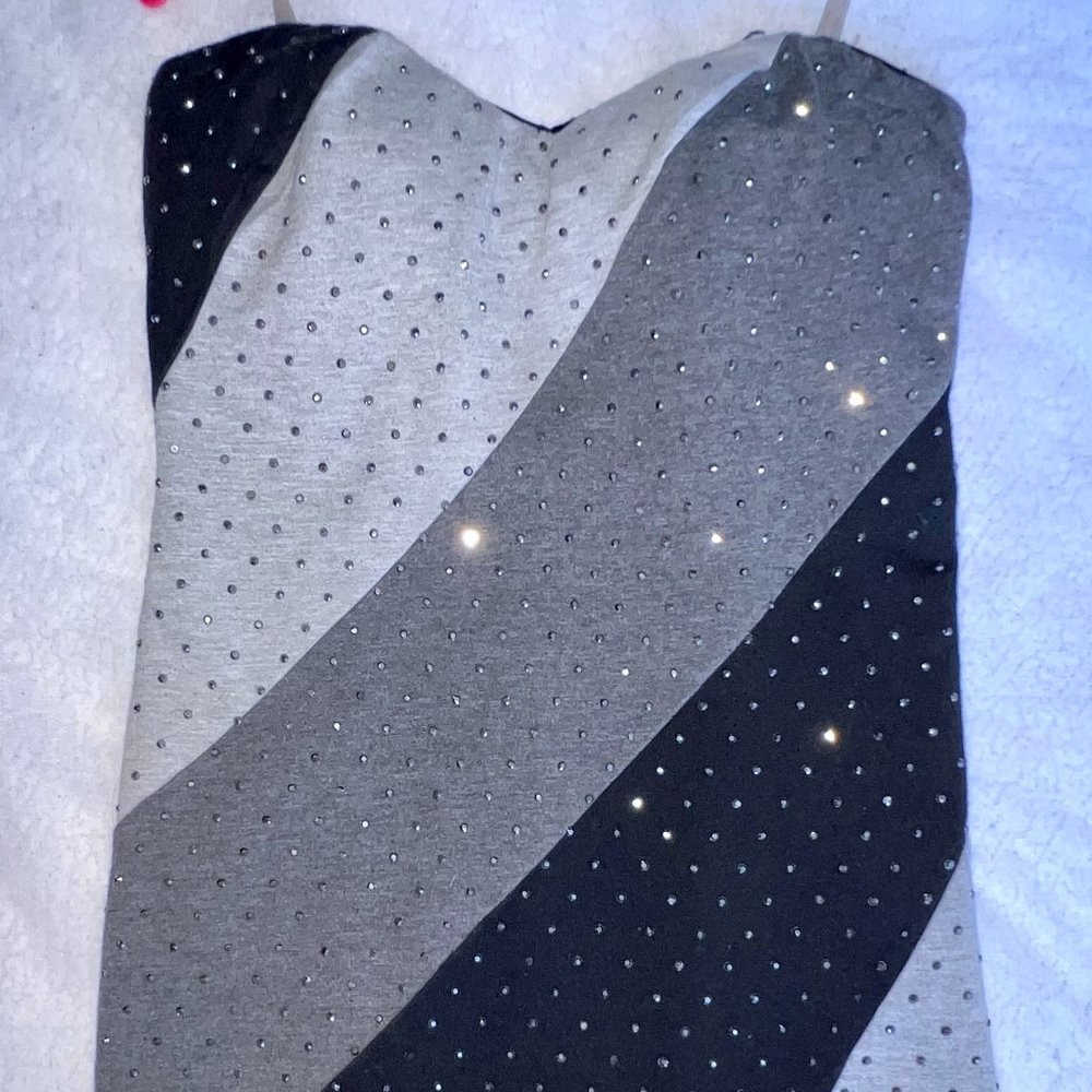 Sparkly Strapless Dress Size Small